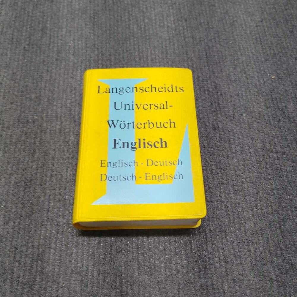 Langenscheidt English German Dictionary Bilingual 35K Words Book